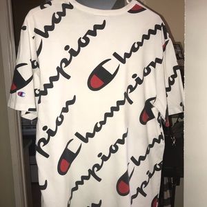 Champion shirt logo all over